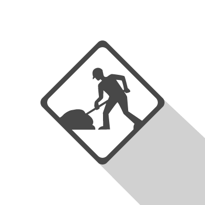 Homme avec une pelle
