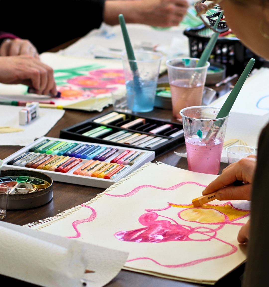 Atelier d'empreintes abstraites