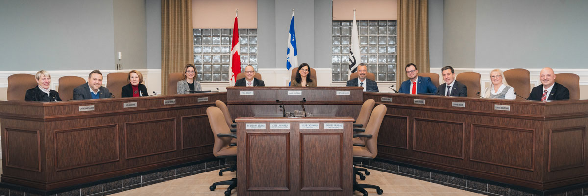 Membres du conseil municipal de la Ville de Granby