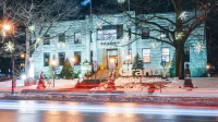 Hôtel de ville de Granby en hiver