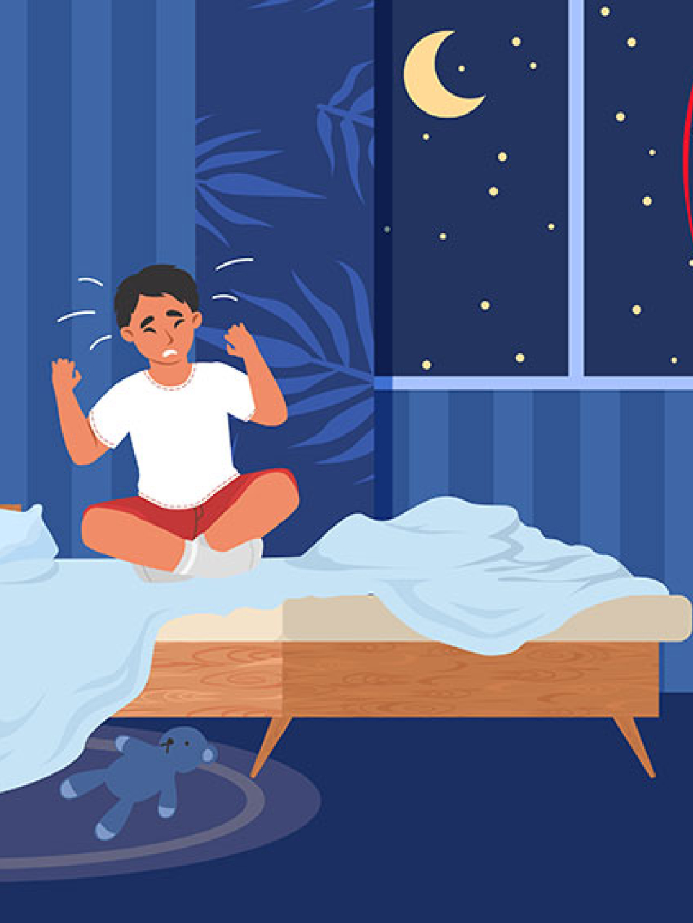 Pompier d'un jour, chambre à coucher